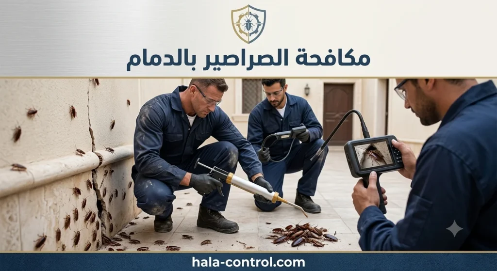 مكافحة الصراصير بالدمام