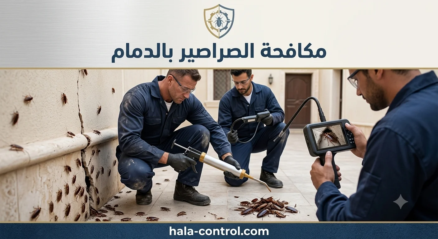 مكافحة الصراصير بالدمام