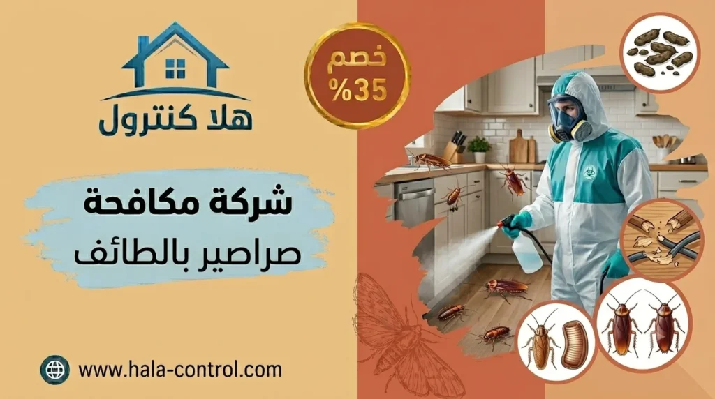 مكافحة صراصير الطائف