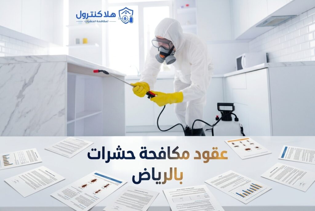 عقود مكافحة حشرات بالرياض