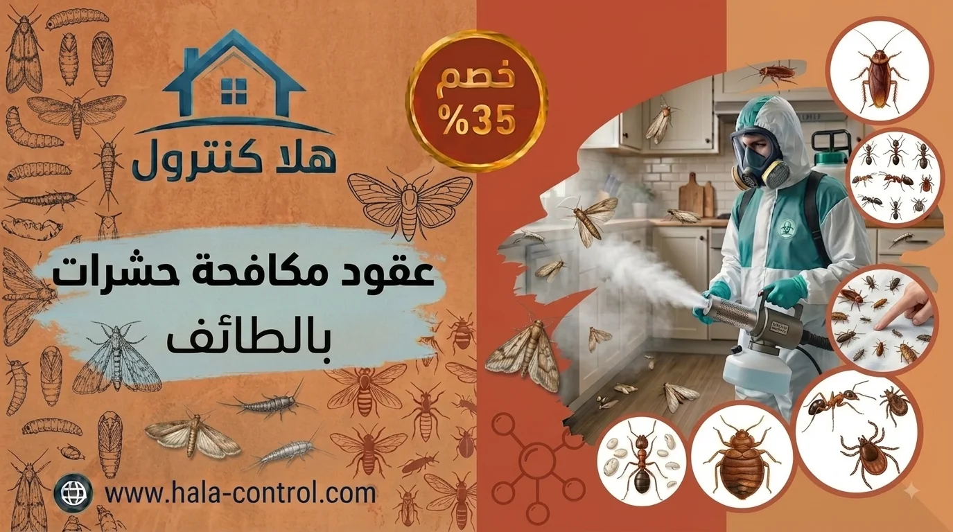 عقود مكافحة حشرات بالطائف