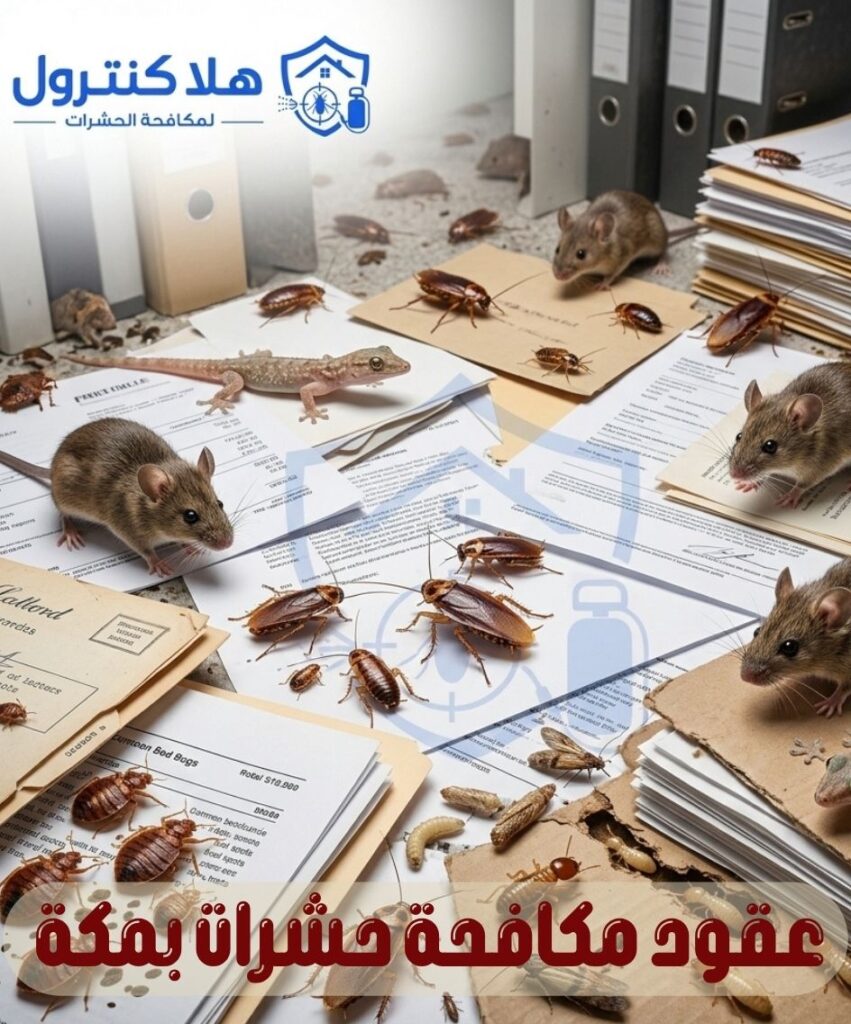 عقود مكافحة حشرات بمكة