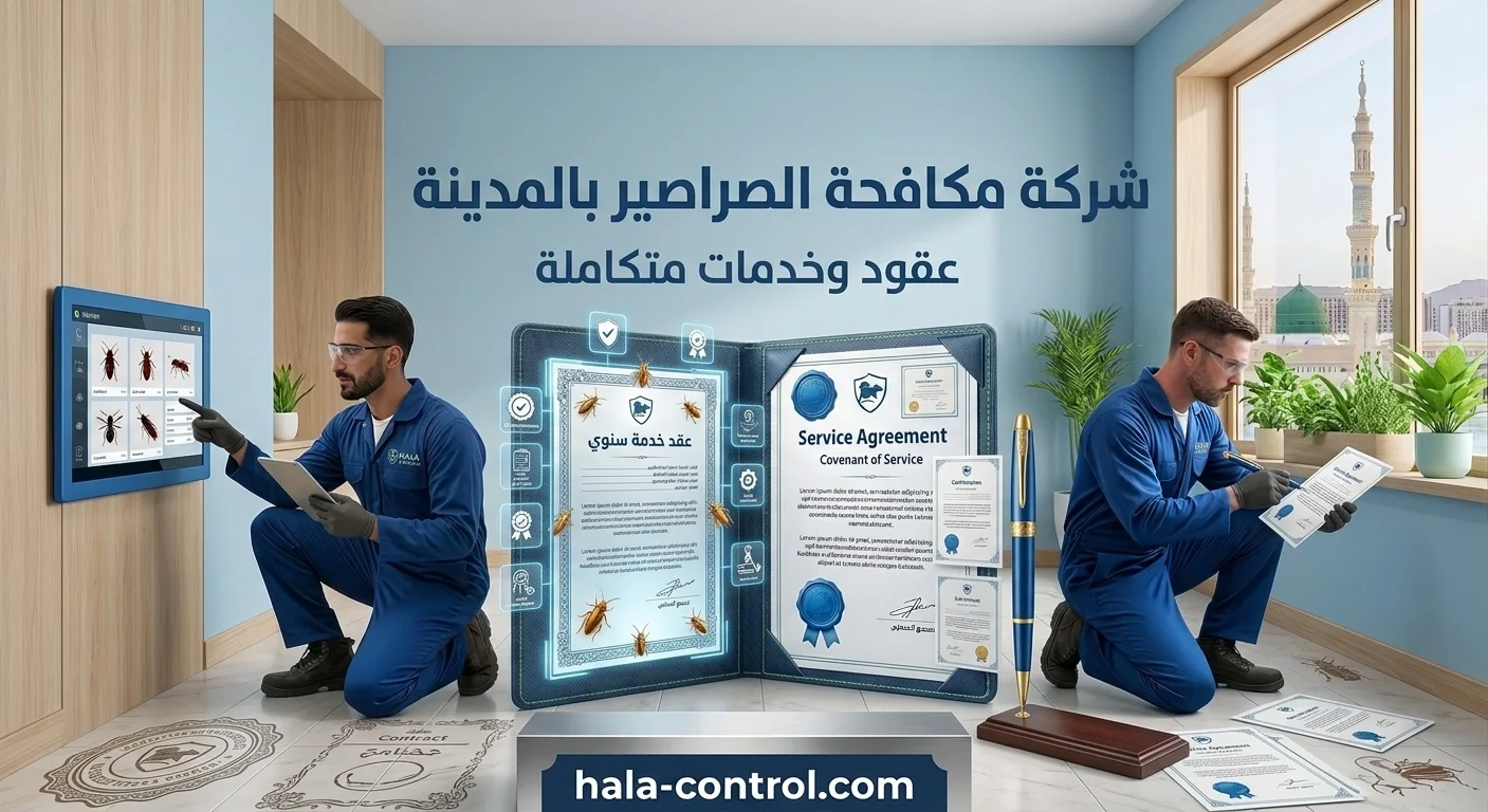 شركة مكافحة الصراصير بالمدينة
